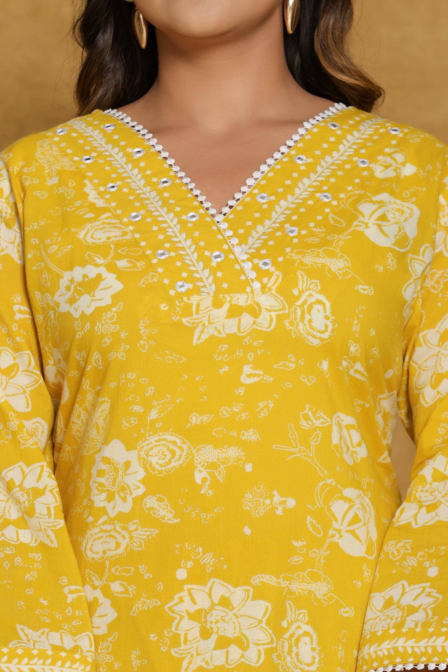 GulBloom Sunpetal Printed Cotton Co-Ord Set