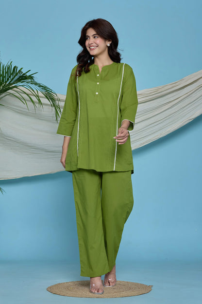Rang Ease Calm Meadow Cotton Co-Ord Set
