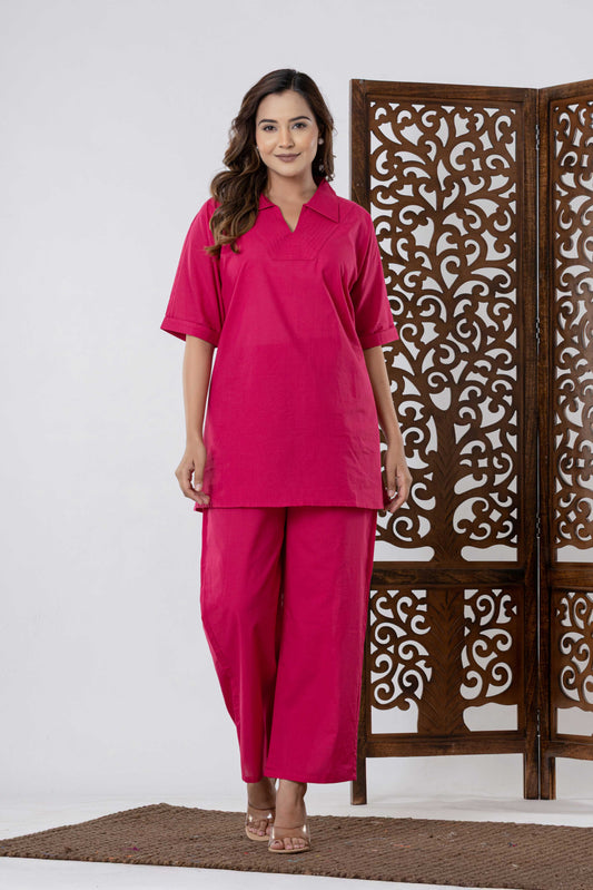 Rang Ease Blush Flow Co-Ord Set