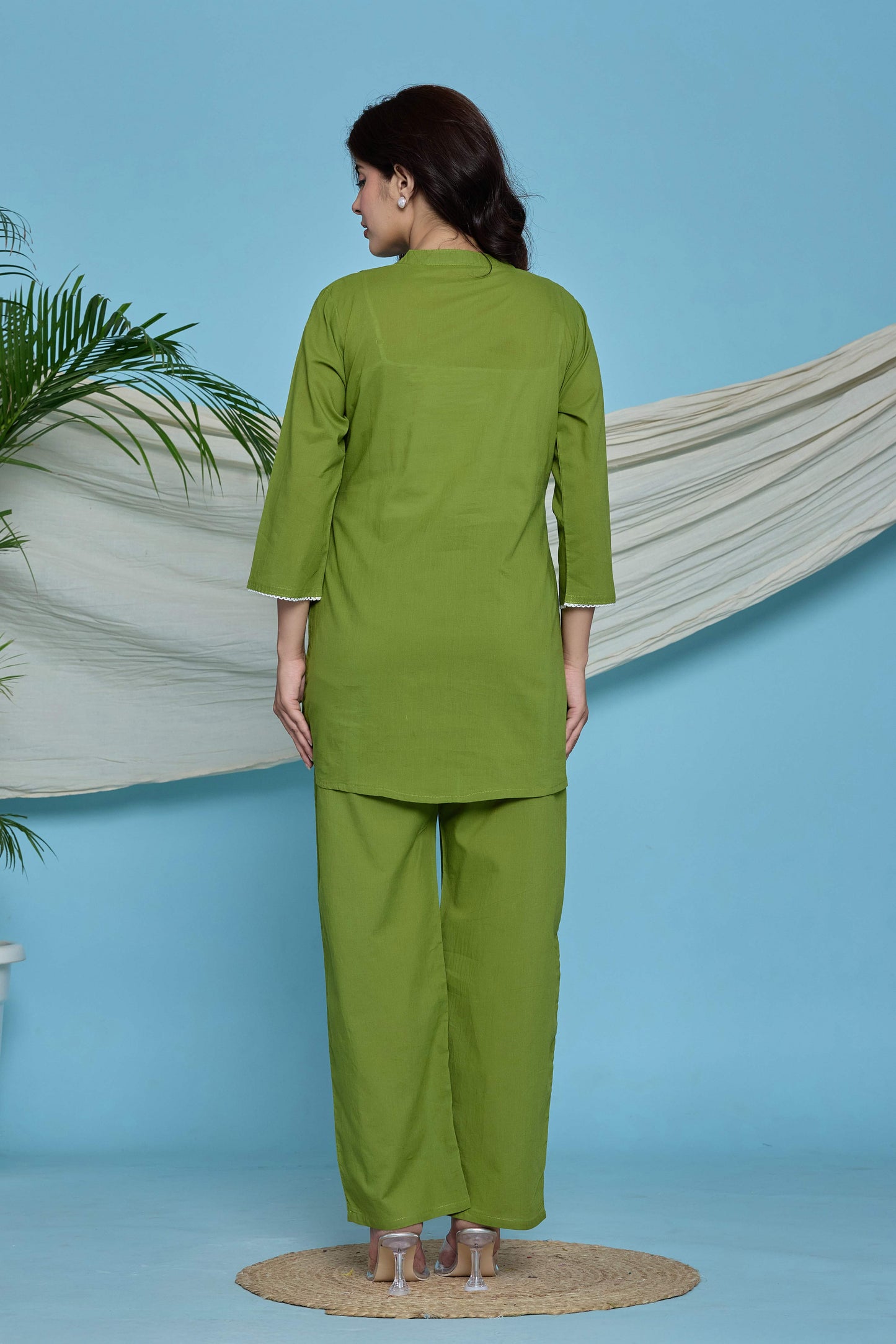 Rang Ease Calm Meadow Cotton Co-Ord Set