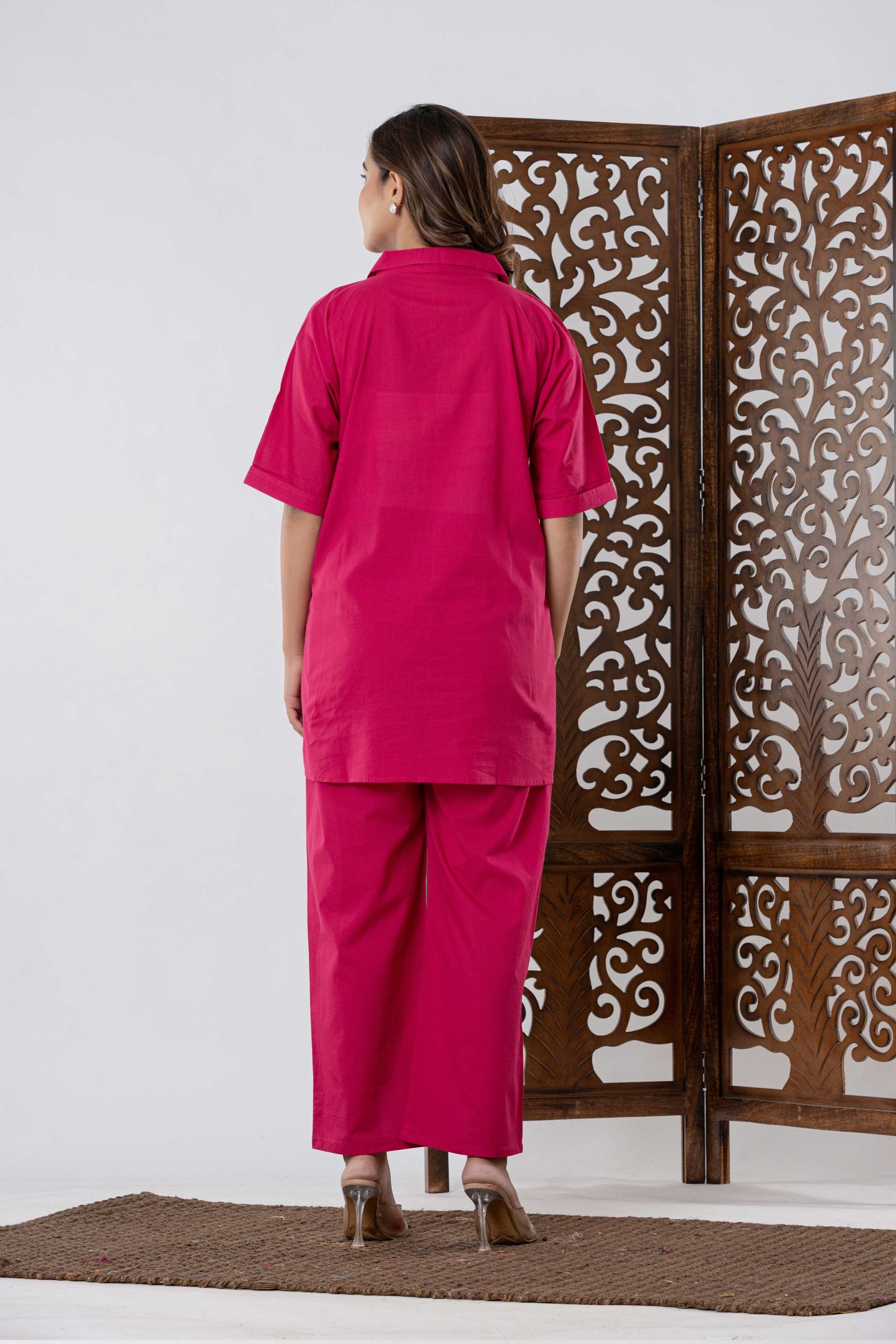 Rang Ease Blush Flow Co-Ord Set