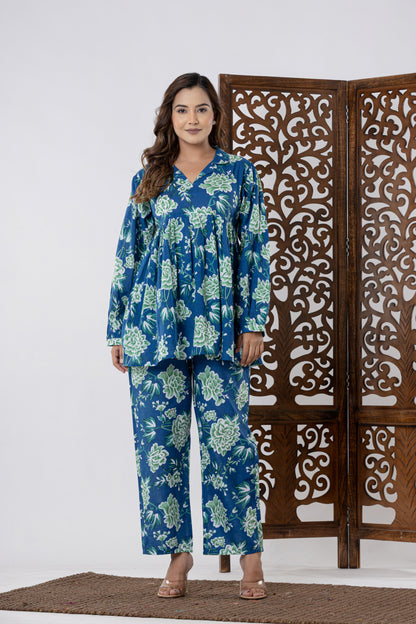 Blue Bloosom Breeze co-ord set