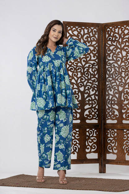 Blue Bloosom Breeze co-ord set