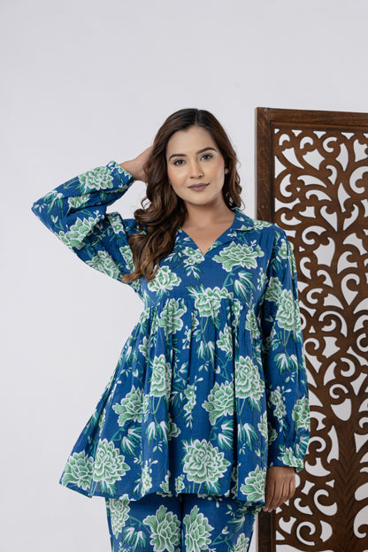 Blue Bloosom Breeze co-ord set