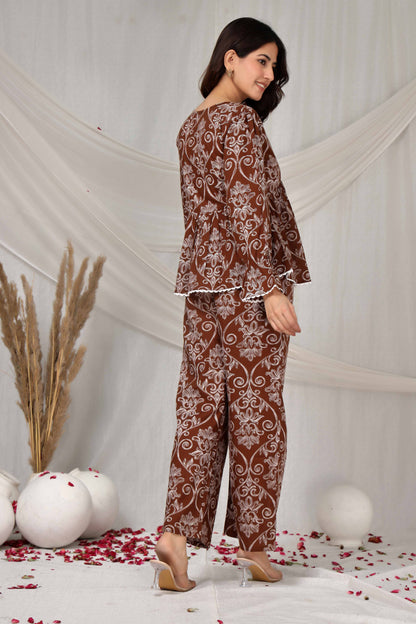 Rusty Grace printed co-ord set