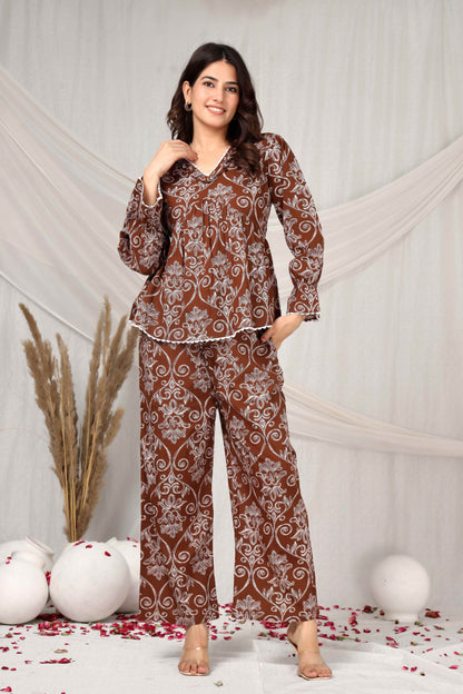 Rusty Grace printed co-ord set