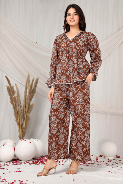 Rusty Grace printed co-ord set
