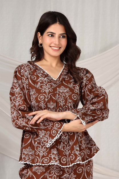 Rusty Grace printed co-ord set