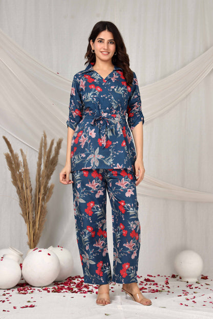 Midnight Bloom co-ord set