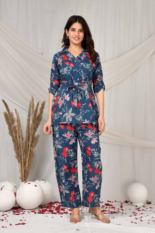 Midnight Bloom co-ord set