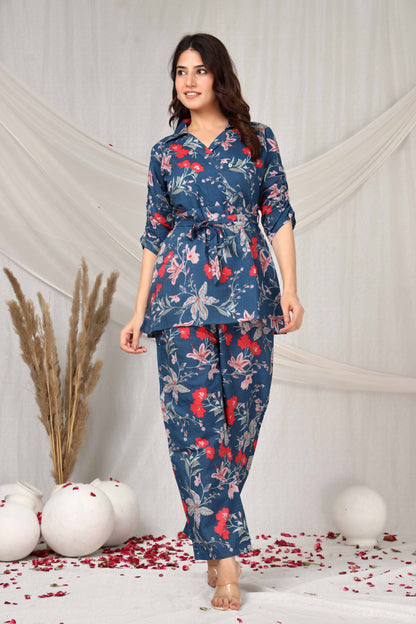 Midnight Bloom co-ord set