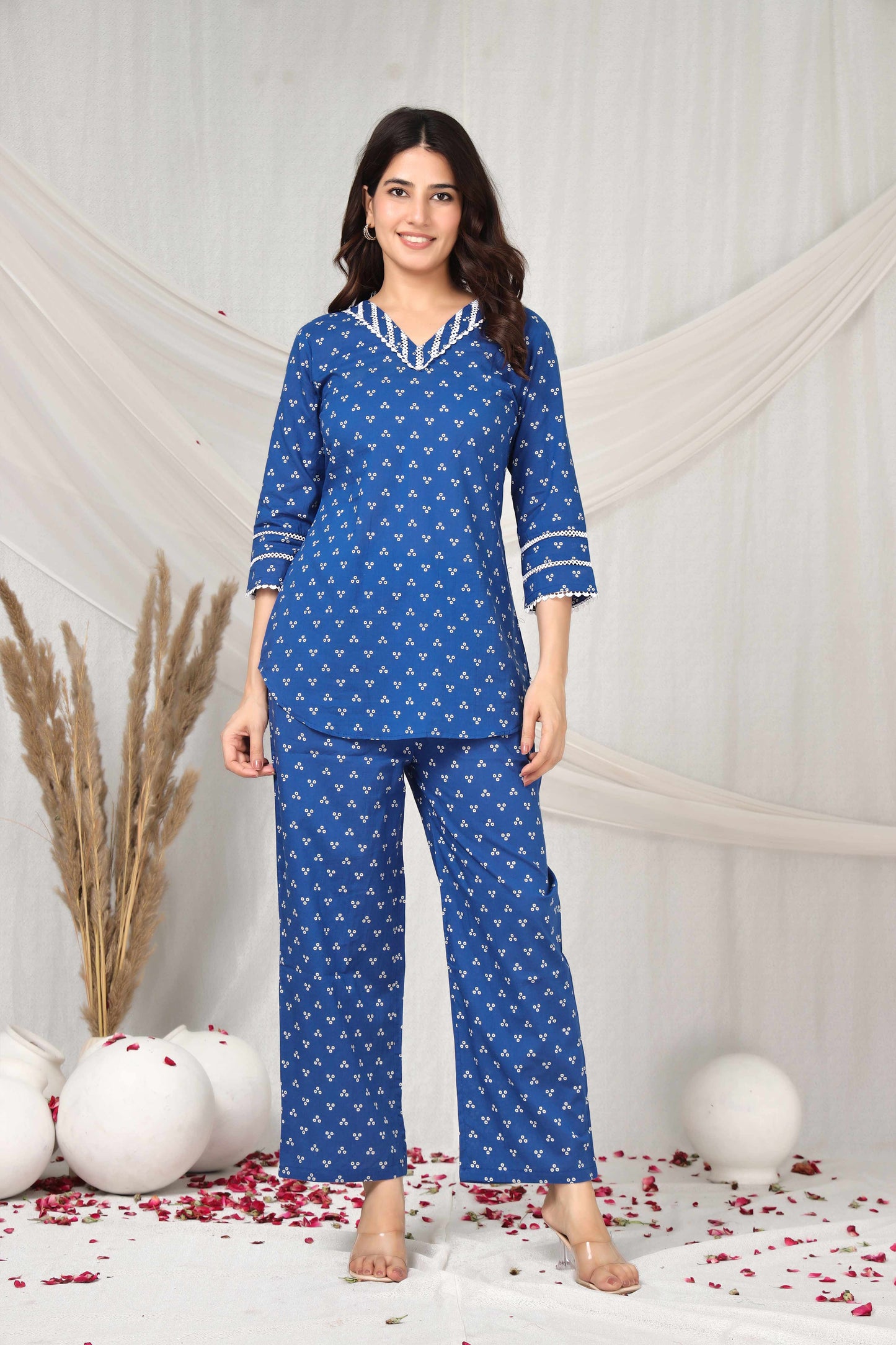 Azure charm co-ord set