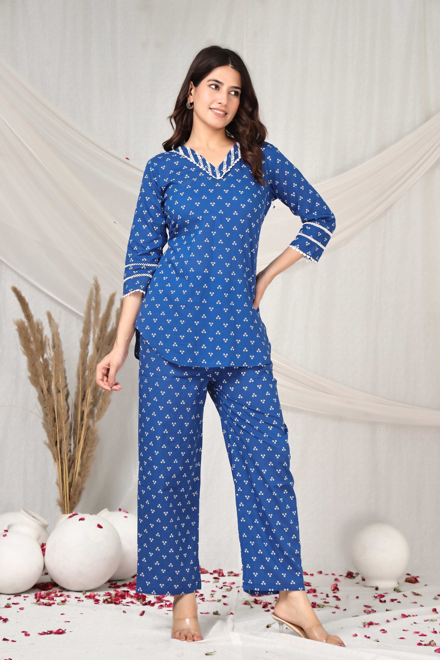 Azure charm co-ord set