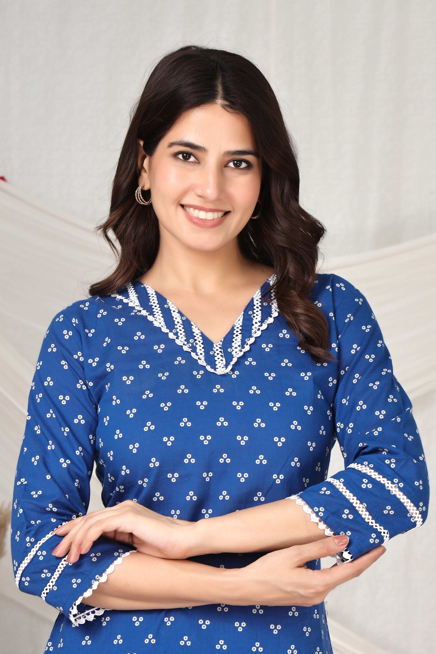 Azure charm co-ord set