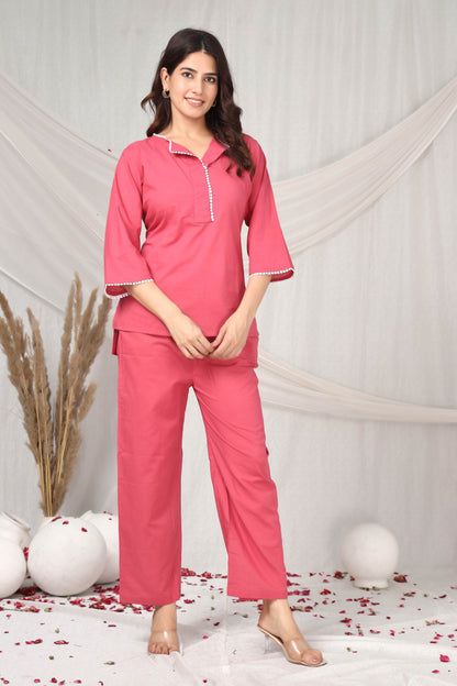 Grace in blush-minimal co-ord set