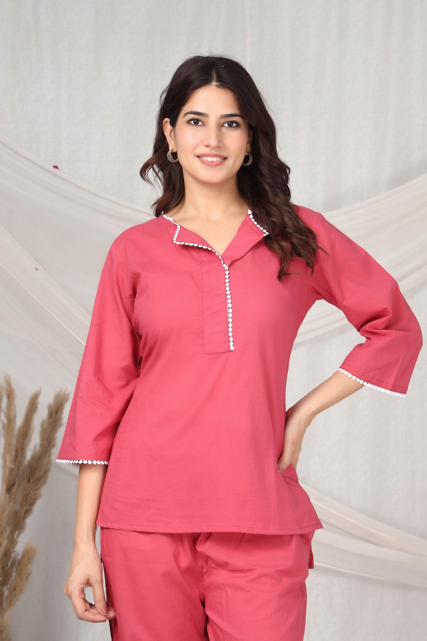 Grace in blush-minimal co-ord set