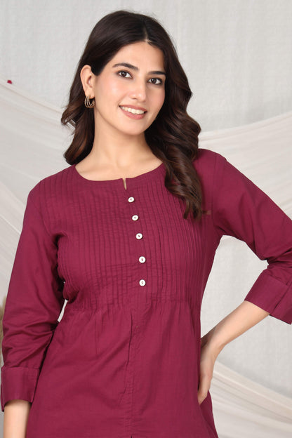 Crimson charm co-ord set