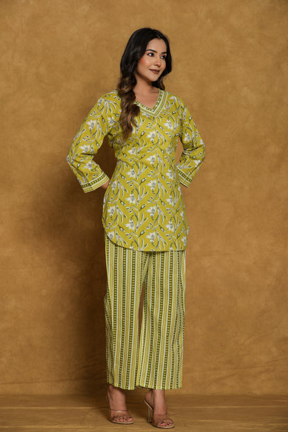 Green Co-ord  Set for Modern Moods