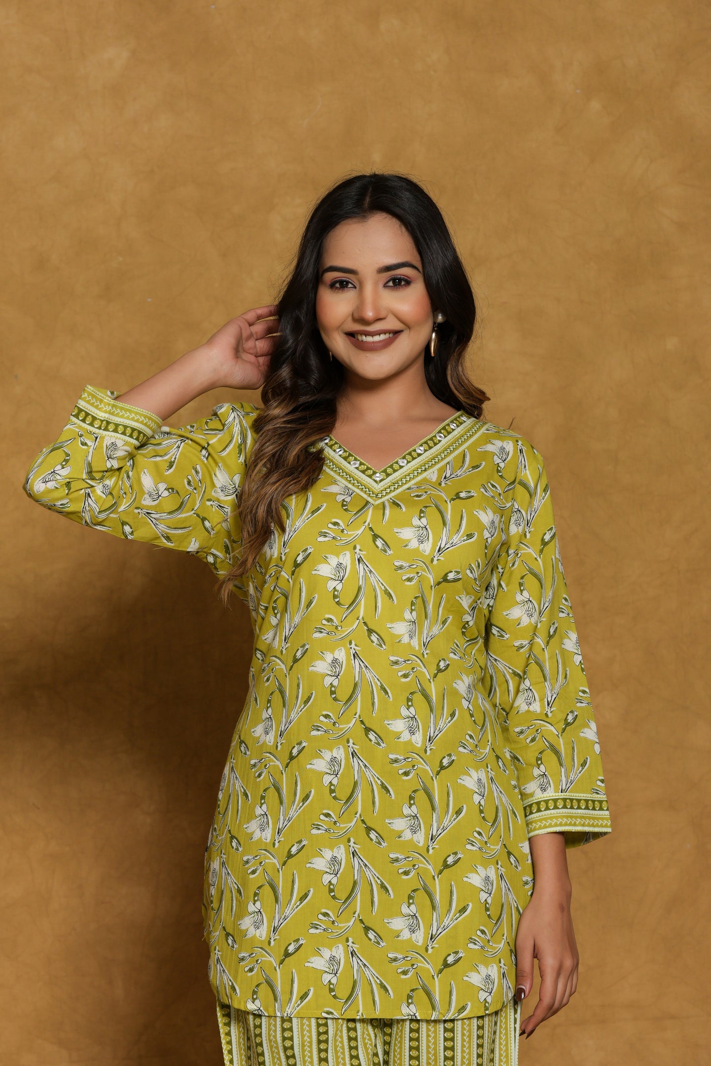 Green Co-ord  Set for Modern Moods