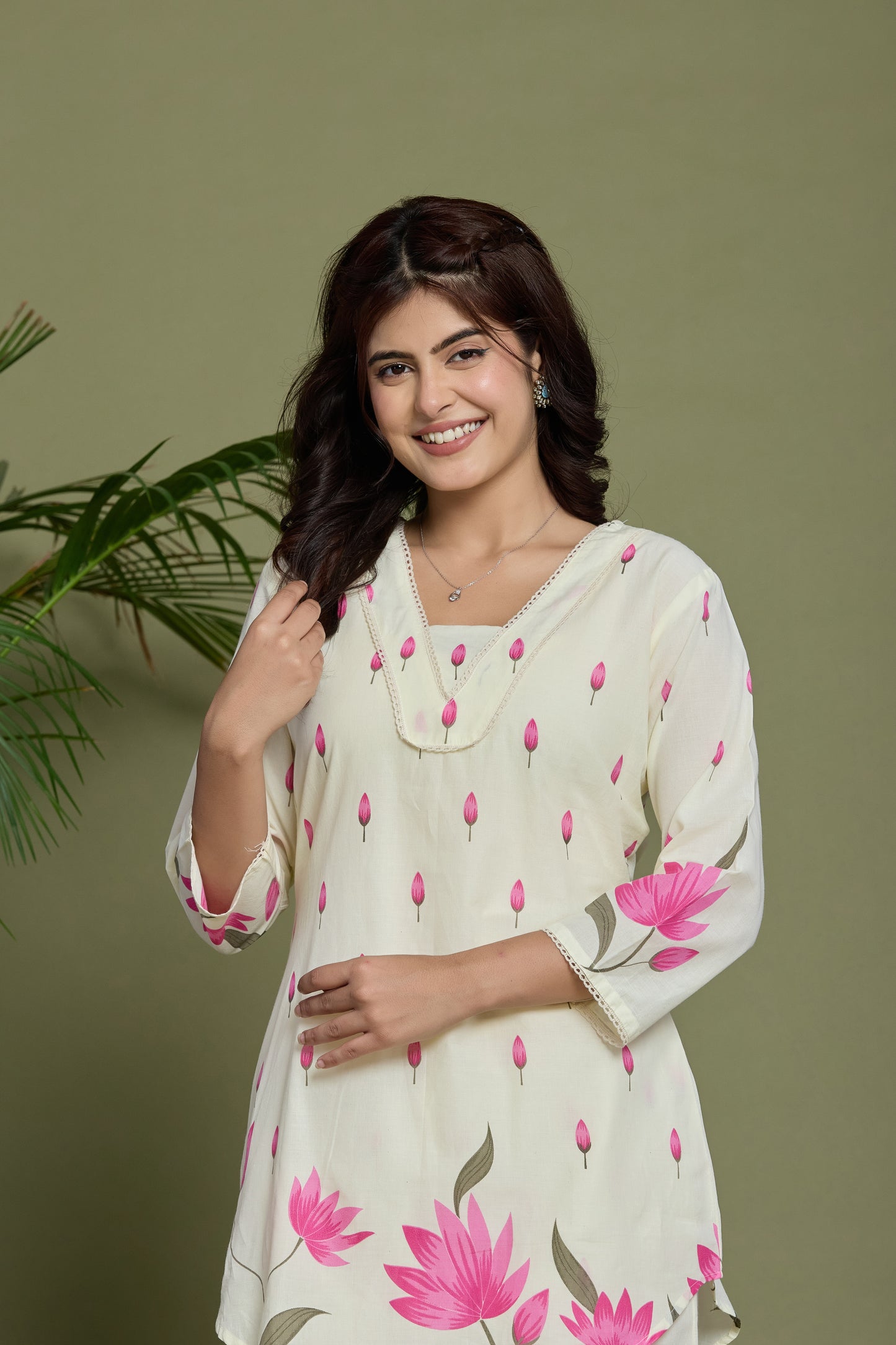 Floral Printed Cotton Co-ord set