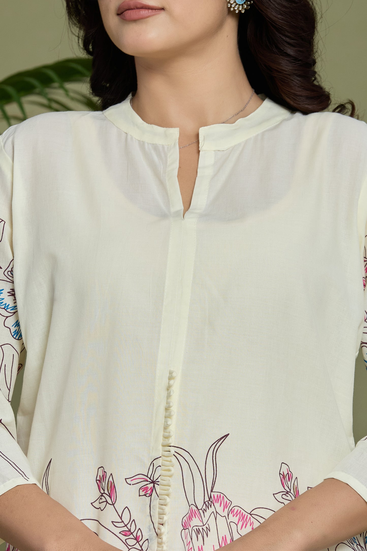Floral Printed Cotton Co-ord set