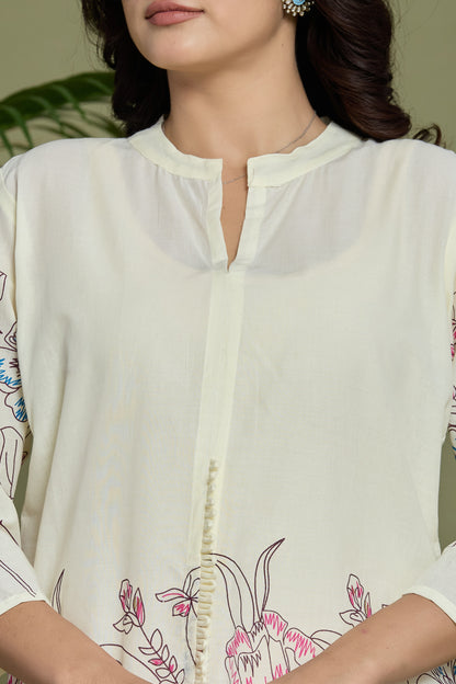 Floral Printed Cotton Co-ord set