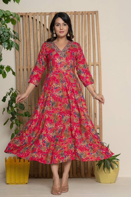 Rani Pink One Piece dress
