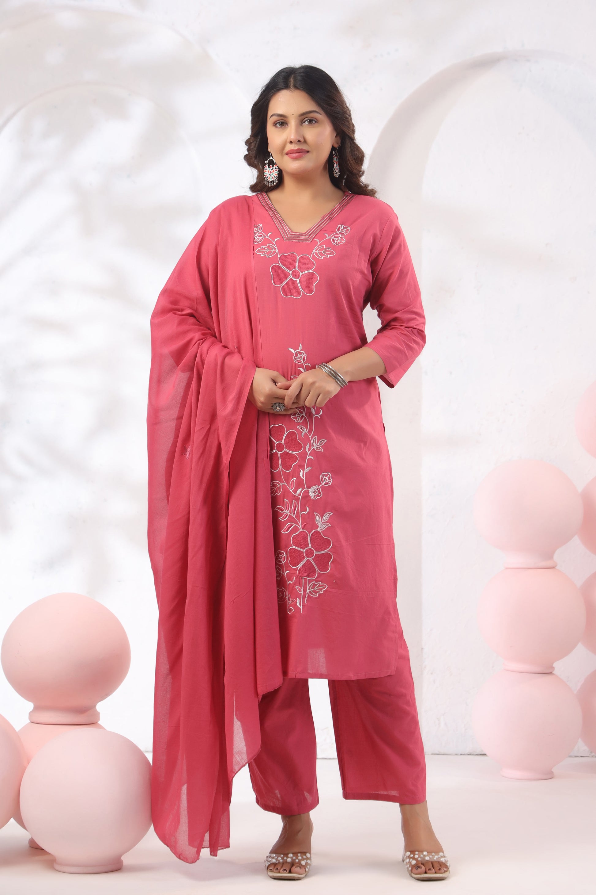 blush bloom embroidered cotton kurta set for women
rang ease embroidered cotton kurta set karpaa
jaipur cotton embroidered kurti set