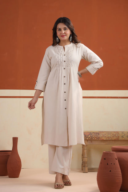 Rang Ease Desert Minimal Co-ord Set